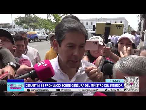 Trujillo: Demartini se pronunció sobre censura del ministro del Interior