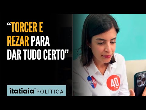 TABATA AMARAL DIVULGA VÍDEOCHAMADA COM JOÃO CAMPOS: REZAR PARA DAR TUDO CERTO