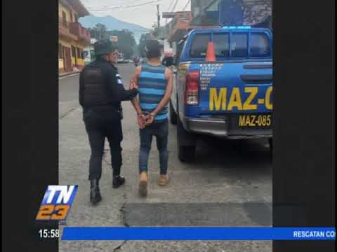 Motociclista capturado en Mazatenango por violación y robo de celulares
