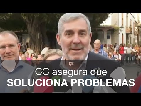 CC asegura que es el único partido que con 'hechos' soluciona los problemas de los canarios