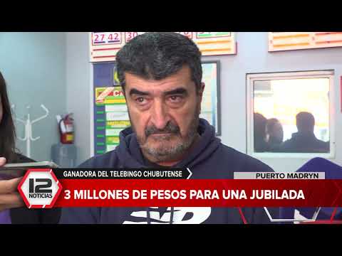 MADRYN | 3 millones de pesos del Telebingo Chubutense para una jubilada
