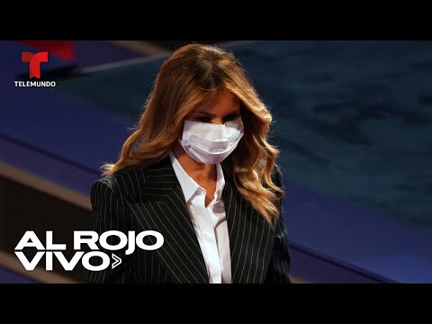 Melania Trump exigía a su equipo el uso de mascarillas, según un informe | Al Rojo Vivo | Telemundo