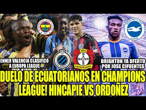 BRIGHTON YA OFERTO POR JOSE CIFUENTES! DUELO DE ECUATORIANOS EN CHAMPIONS LEAGUE! PIERO VS JOEL