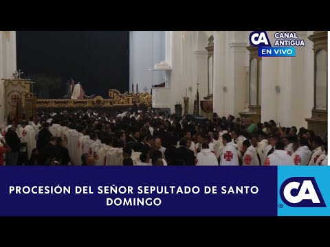 Siga en vivo la Procesión del Señor Sepultado de Santo Domingo