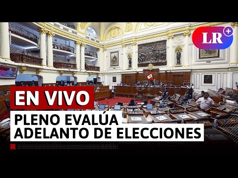 Congreso vota reconsideración sobre proyecto de adelanto de elecciones | EN VIVO | #LR