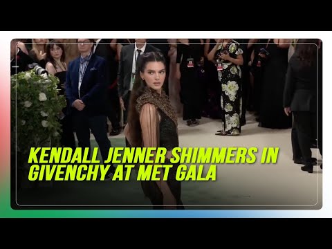 Kendall Jenner shimmers in Givenchy at Met Gala | ABS-CBN News