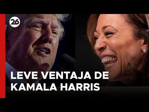 EEUU | Una encuesta afirma que KAMALA HARRIS le saca una LEVE VENTAJA a DONALD TRUMP | #26Global