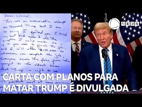 Atirador escreveu carta com planos para matar Donald Trump