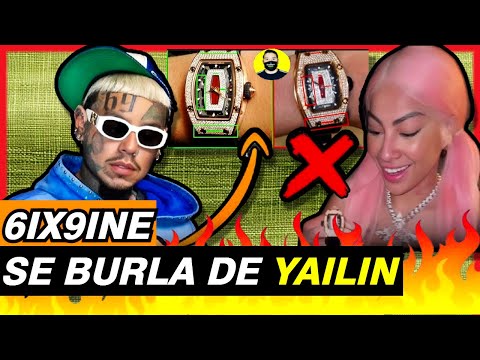 (INCREIBLE)  6IX9INE DEJA EN RIDICULO a YAILIN LA MAS VIRAL  BURLA TOTAL!!