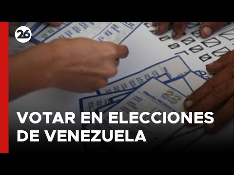 VENEZUELA | Inscripción para poder votar en las próximas elecciones presidenciales