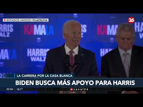 EEUU | Biden trató de perdedor a Trump en Filadelfia