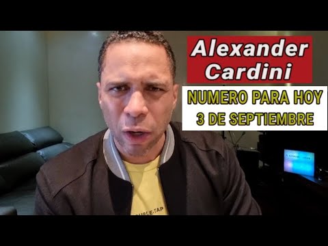 LOS NUMEROS DE 3/09/22 Alexander Cardini NUMEROLOGÍA