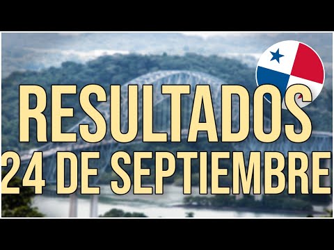 Resultados Lotería de Panamá Domingo 24 de Septiembre 2023