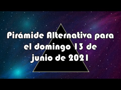 Lotería de Panamá - Pirámide Alternativa para el domingo 13 de junio de 2021