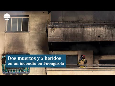 Dos muertos y cinco heridos en un incendio en un edificio de Fuengirola