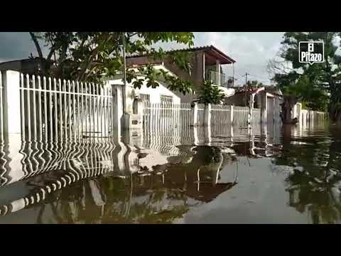 Maracay | Inundaciones se mantienen en Mata Redonda tras desbordamiento de ríos