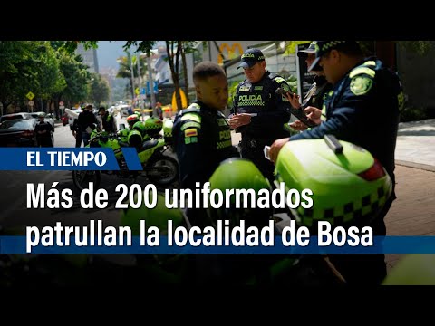 La Policía realiza una mega toma en la localidad de Bosa para combatir la inseguridad | El Tiempo