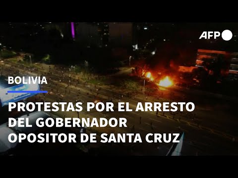 Protestas en Bolivia por la detención de un gobernador opositor | AFP