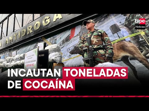 Callao: PNP incauta 7 toneladas de droga valorizada en 300 millones de dólares