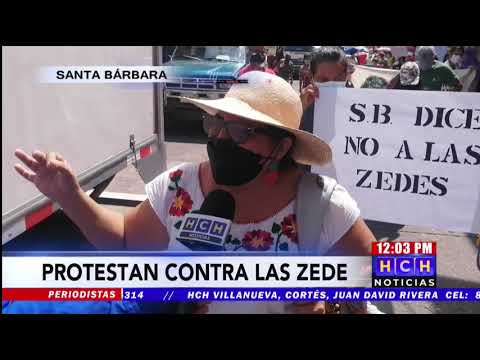 ¡Movilización! “Pateplumas” protestan contra Zedes y Minería en Santa Bárbara