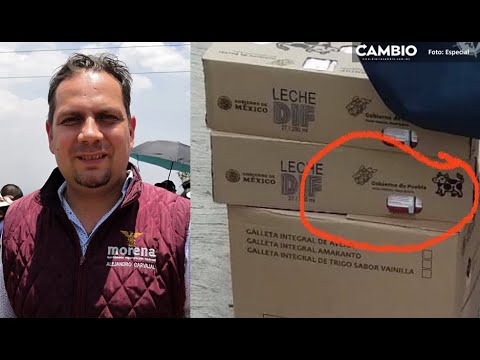 MORENA HACE EL OSO!!! Diputado de Morena exhibe mapachería de leche… pero ¡eran de su mismo partido!