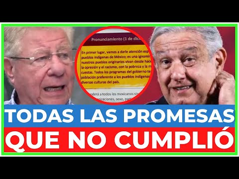 El SEXENIO de AMLO fue un FRACASO: Estos son los COMPROMISOS que su GOBIERNO NO LOGRÓ CUMPLIR