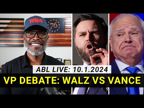 ABL LIVE: Vice Presidential Debate: Tim Walz vs JD Vance in New York City!