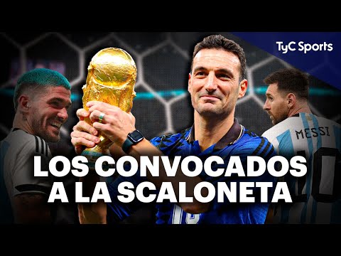 SELECCIÓN ARGENTINA: LOS CONVOCADOS POR SCALONI, MESSI Y LAS SORPRESAS PARA LAS ELIMINATORIAS