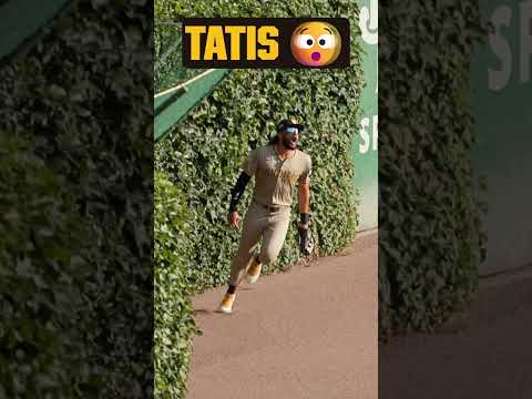 Fernando Tatis Jr. ends the inning with an impressive grab! #Postseason