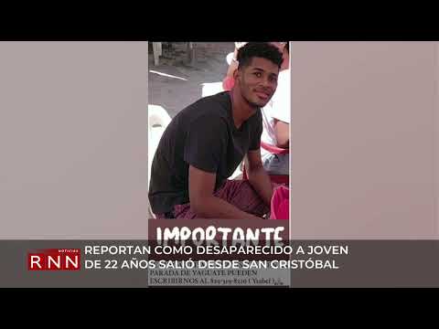 Desaparecido  joven de 22 años que salió desde San Cristóbal