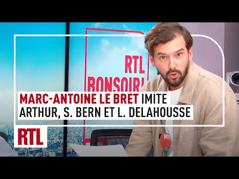 Marc-Antoine Le Bret imite Arthur, Stéphane Bern, Olivier de Kersauson et Laurent Delahousse