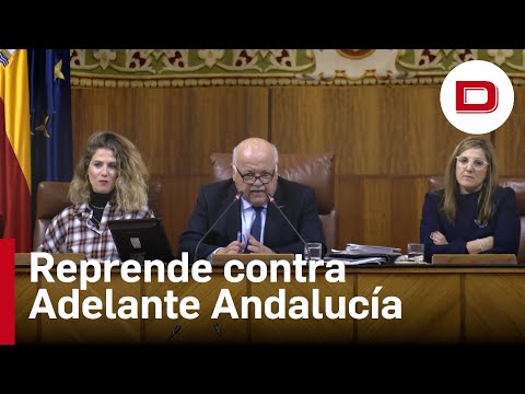 Jesús Aguirre reprende al portavoz de Adelante, José Ignacio García