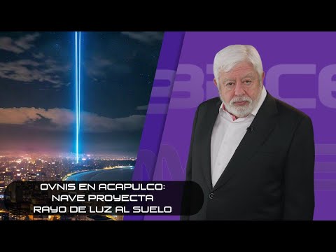 OVNIs en Acapulco: Nave proyecta rayo de luz al suelo