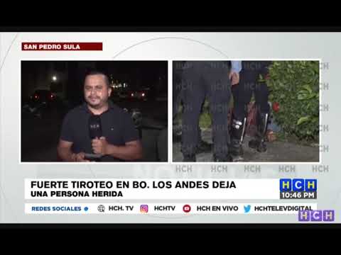 Fuerte tiroteo en el Barrio Los Andes deja una persona herida