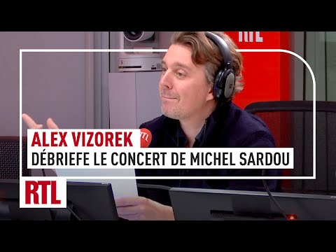 Alex Vizorek débriefe le concert de Michel Sardou