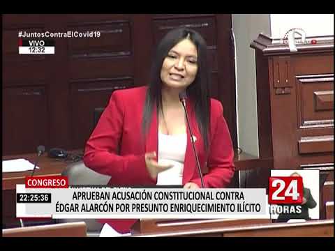 Édgar Alarcón: Congreso aprueba acusación constitucional contra excontralor