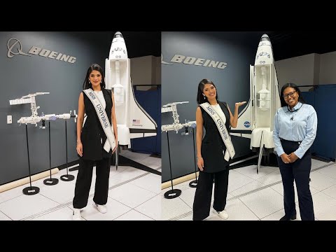 Sheynnis Palacios, Miss Universo 2023 visitó la NASA en Washington D. C. (Estados Unidos)