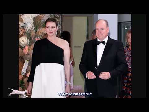 CHARLENE DE MÓNACO VISTE DE VALENTINO EN CENA DE GALA DE GRAND PRIX DE MÓNACO. #shorts #short