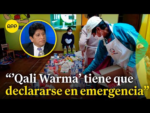 'Qali Warma' tiene que declararse en emergencia, afirma Josué Gutiérrez