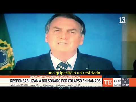 Responsabilizan al presidente Jair Bolsonaro por colapso en Manaos