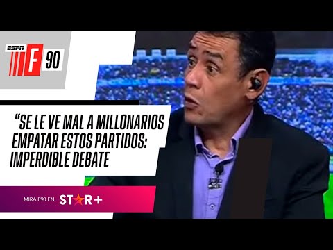 Se le ve MAL a Millonarios empatar estos partidos Pacho Vélez, CONTUNDENTE en #ESPNF90