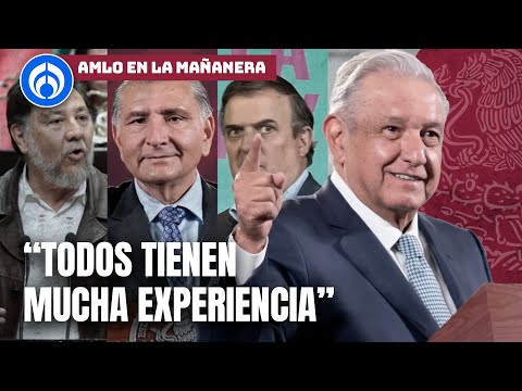 AMLO reconoce a 'las corcholatas' por aceptar a Sheinbaum como candidata a la Presidencia