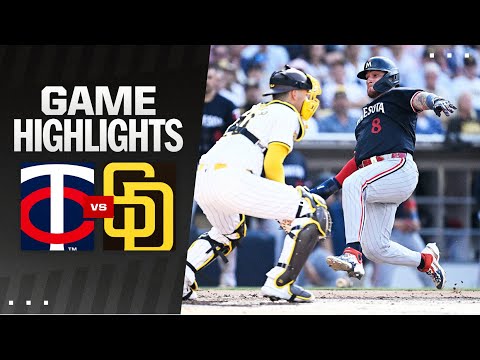 Twins vs. Padres Game Highlights (8/21/24) | MLB Highlights