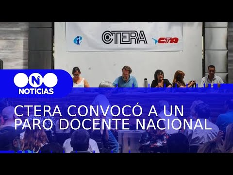 CTERA convocó a un PARO DOCENTE NACIONAL y PELIGRA el inicio de CLASES - Telefe Noticias