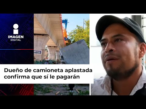 Duen?o de camioneta aplastada confirma que si? le pagara?n 1