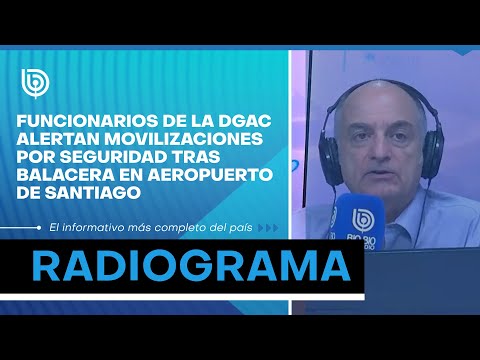 Funcionarios de la DGAC alertan movilizaciones por seguridad tras balacera en aeropuerto de Santiago