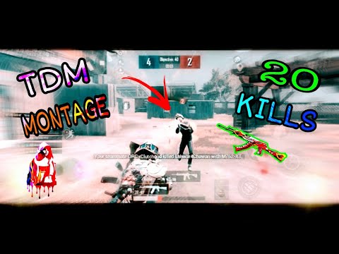 Insane TDM Montage || 20 Kills || #Pubg Mobile🔥