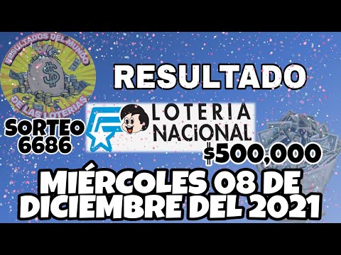 RESULTADO LOTERIA NACIONAL SORTEO #6686 DEL MIÉRCOLES 08 DE DICIEMBRE DEL 2021 /LOTERÍA DE ECUADOR/