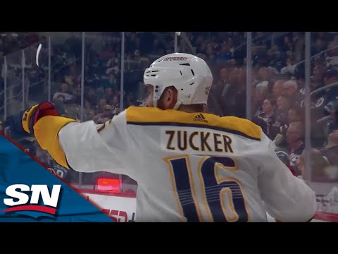 Predators Forsberg and Zucker score two in 20 seconds vs. Jets