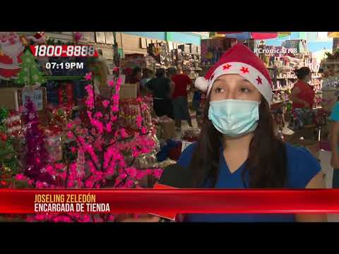 Aires navideños se perciben en los mercados de Managua – Nicaragua
